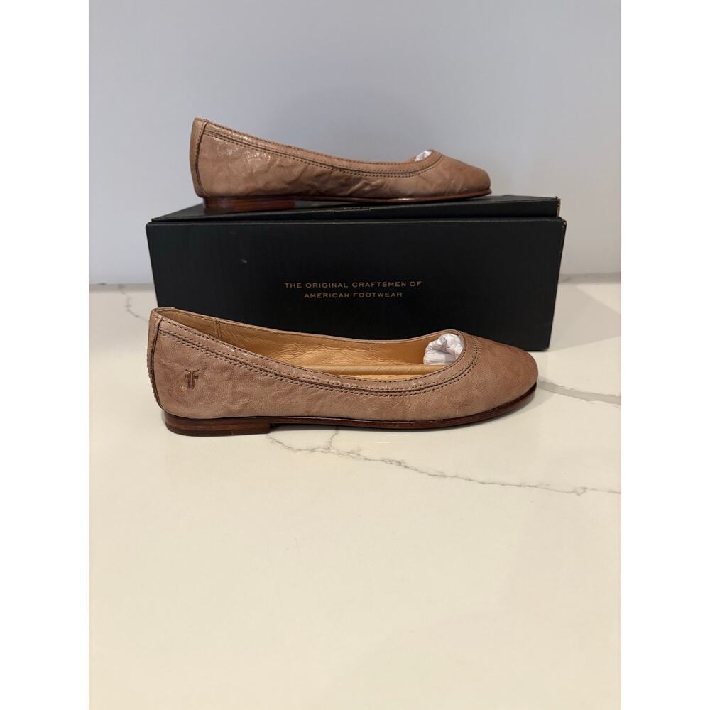 Frye Carson Ballet Clay Flat Slip On New In‎ Box Women's Size 5.5
